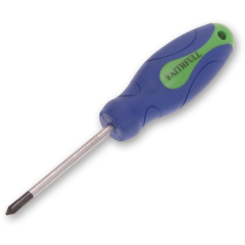 Faithfull Faisdph1 Soft-Grip Screwdriver Phillips Tip Ph1 X 75Mm 5023969251271