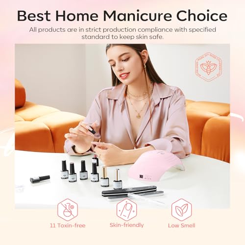 Image of modelones Cat Eye Gel Nail Polish 6 Colors Nude Pink Brown Purple Cat Eye Nail Polish Glitter Semi-transparent Holographic 9D With Magnet Pastel All Seasons Soak Off Led Nail Art DIY Salon Gifts