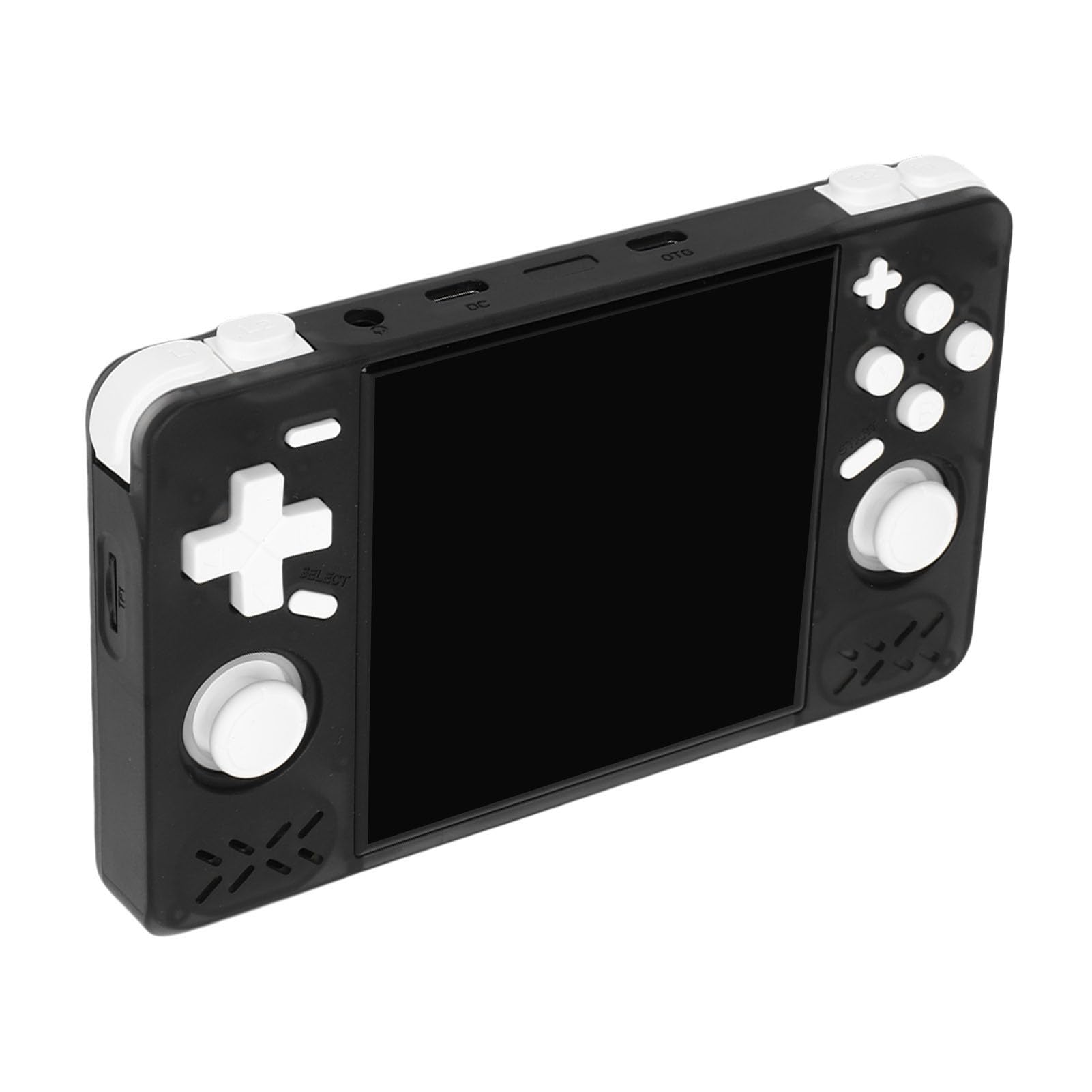 Denash Retro Handheld Game Console, 4 "HD Bildschirm, RK3326 1,5 GHz, 4000 MAH Akkus Tragbarer Wiederaufladbarer Spielkonsol für Heimreisen (64GB)