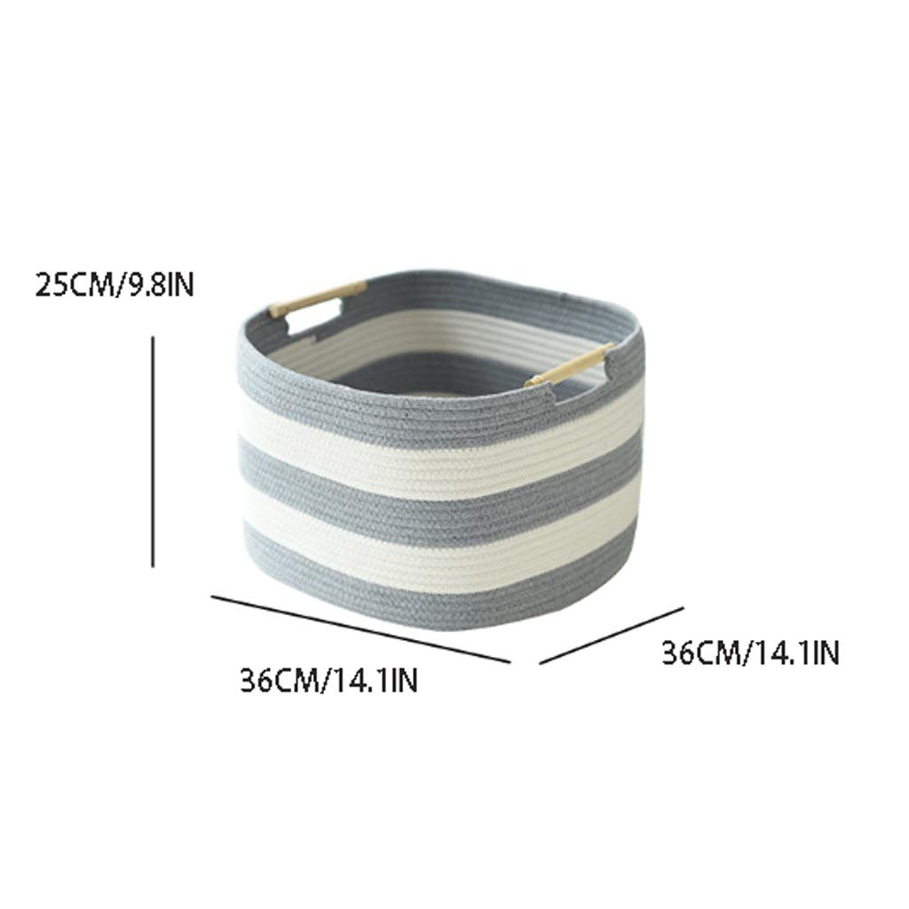 Scatola Portaoggetti Cesti di stoccaggio con maniglie possono essere lavati il ​​cestello della lavanderia può essere piegato i contenitori for stoccaggio sono adatti for le famiglie dell'hotel Adatto