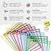 Dry Erase Pockets Reusable Sleeves - 30 Pack, Heavy Duty Oversized 10x14