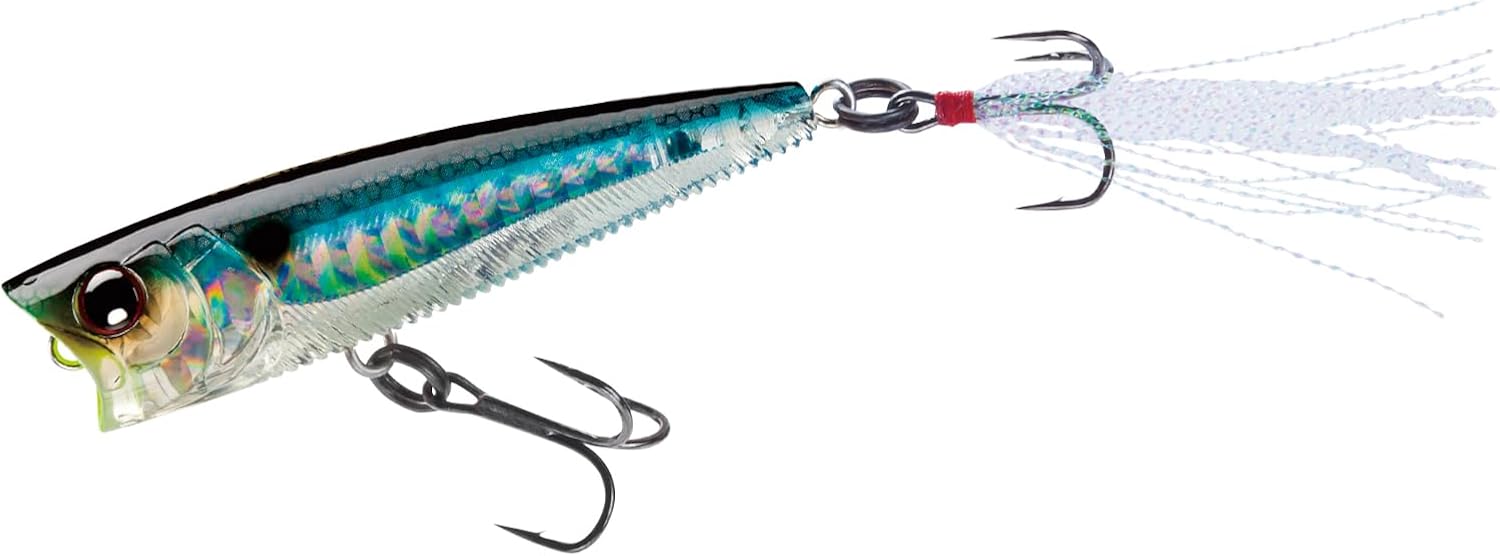 Yo-Zuri 3DB Popper, Floating, 3 Inch, 75mm, Gizzard Shad
