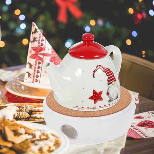 Calentador de té elegante Gadpiparty para mantener tus infusiones calientes en el escritorio 5