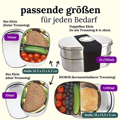 Do dotty, portapranzo in acciaio inox, dimensioni