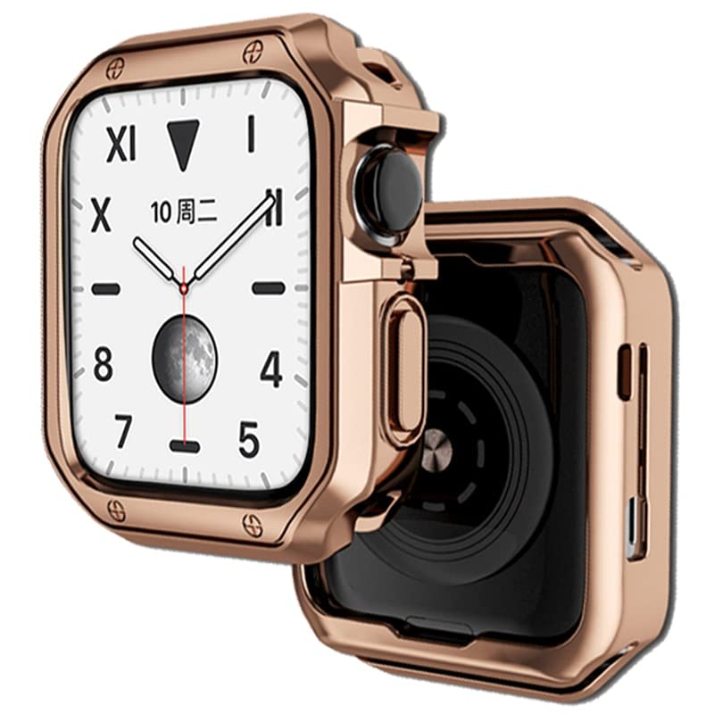 Coque Apple Watch case 44mm pour le sport et le quotidien bumper iWatch Series 6 5
