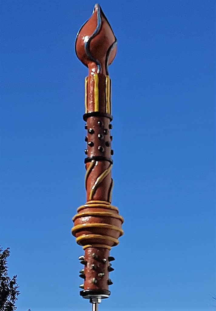 Gartenstele Keramik Handarbeit 55 cm"1001 Nacht" 9 Teile