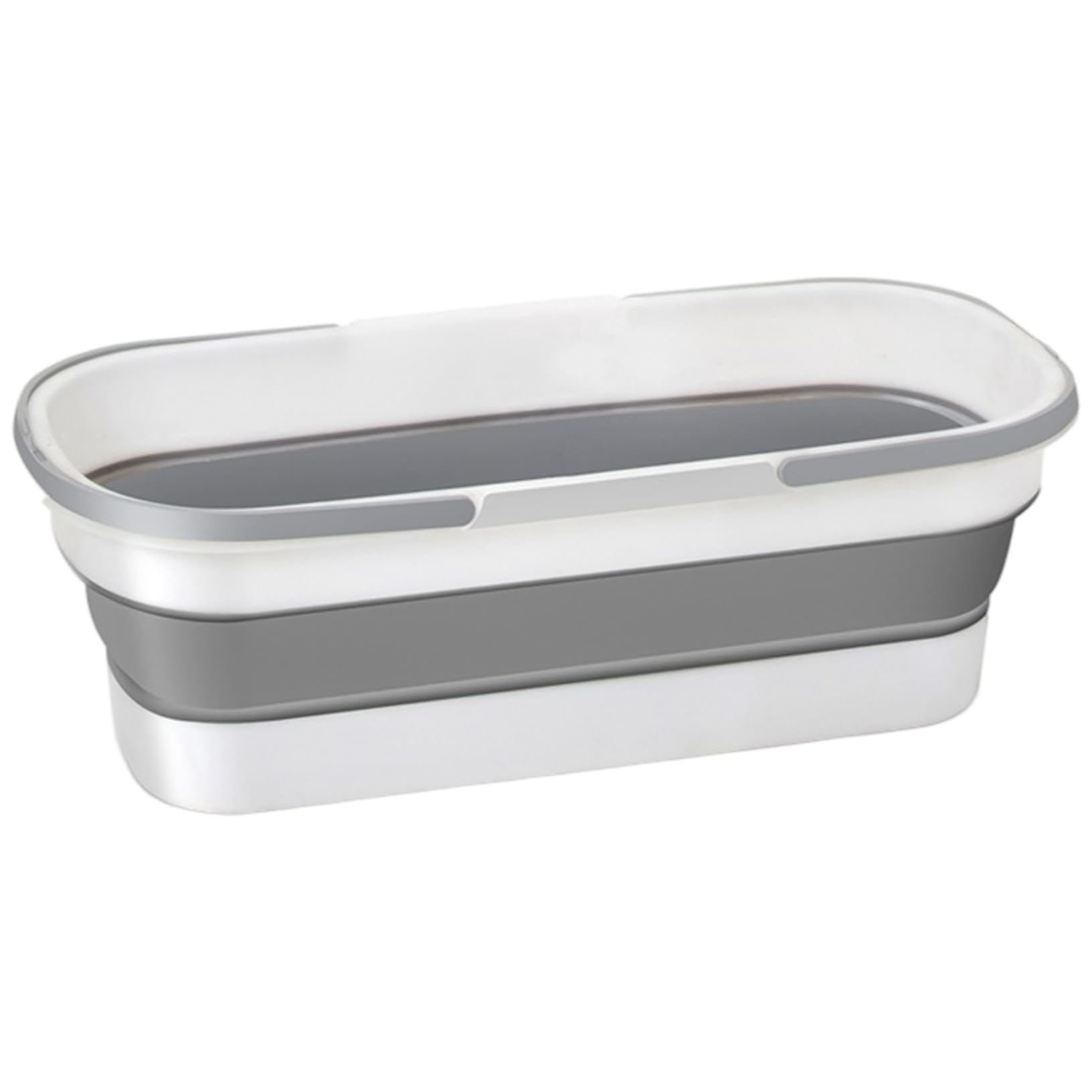 Cubo de limpieza plegable de 21 x 8 pulgadas con mopa de plástico y mango con polea para el hogar