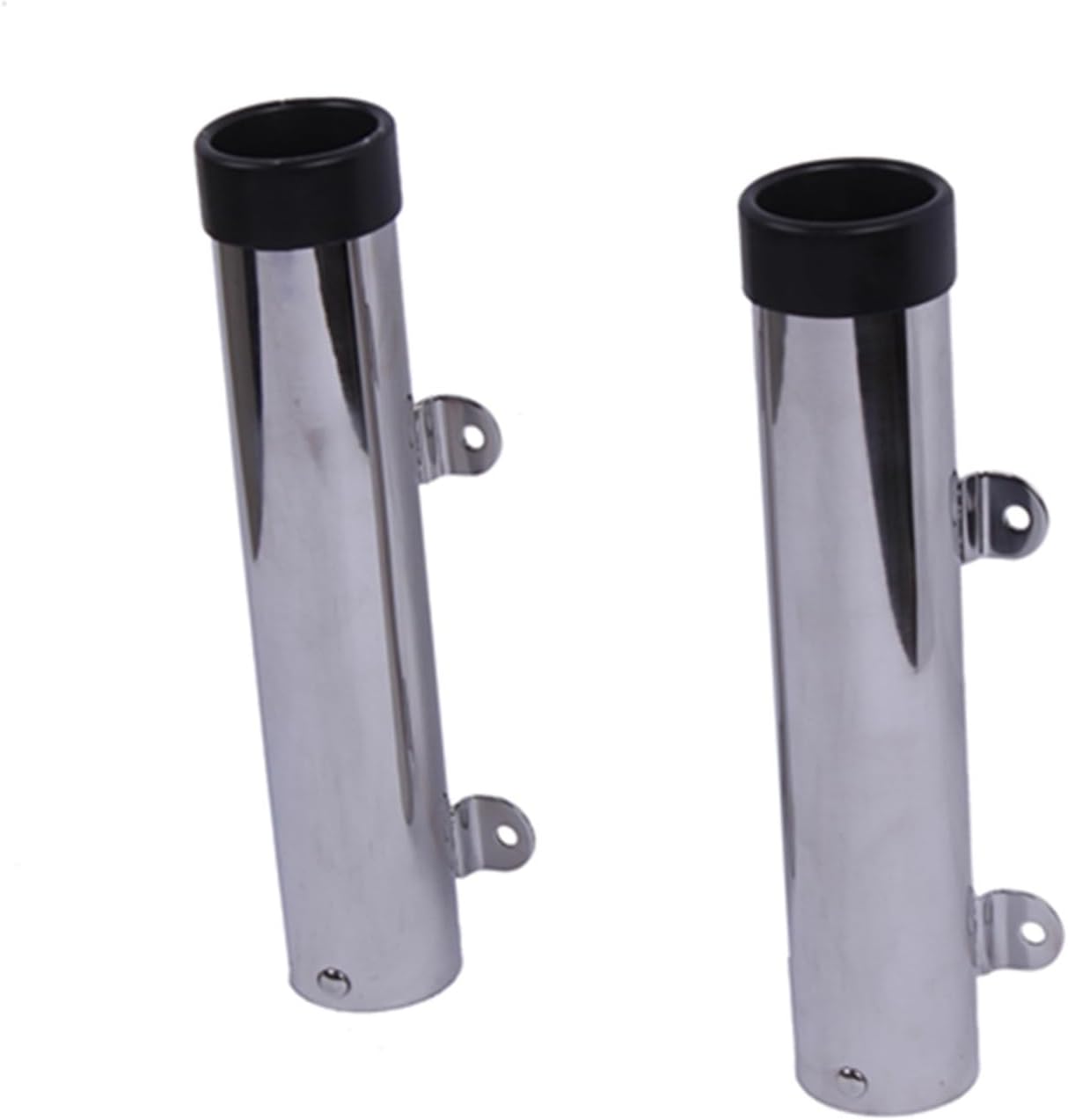 Fishing Rod Racks 2 Pieces 10" Long Side Mount Fishing Rod Holder Stainless Steel Rod Seat For Marine Boat Yacht for Boat Yacht