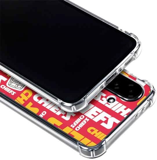 Skinit Clear Phone Case Compatible with Galaxy A36 5G - Officially Licensed NFL Kansas City Chiefs Red Blast Design
