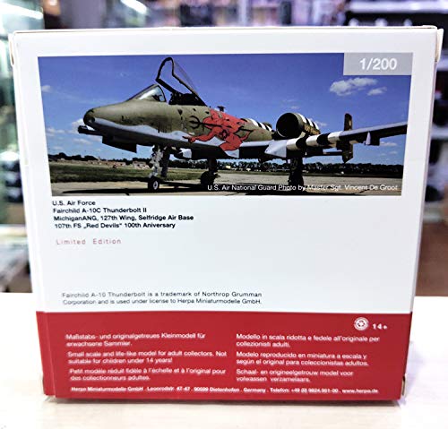 herpa 1/200 A-10C アメリカ空軍 herpa 1/200 A-10C アメリカ空軍