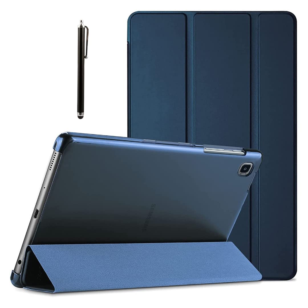 ProElite Smart Flip Case Cover for Samsung Galaxy Tab A7 Lite 8.7" SM-T220/225 Translucent Back with Stylus Pen, Dark Blue (B0B11ZTZRG) Amazon Price History, Amazon Price Tracker