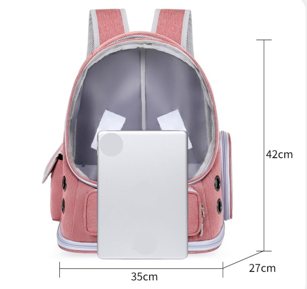 Rucksack Haustier-Rucksack-Tragetasche Für Kleine Hunde, Haustier-Tragetasche, Katzen-Luftpolster-Tragetasche, Welpen-Tragetasche, Katzen-Raumkapsel Haustier(D)