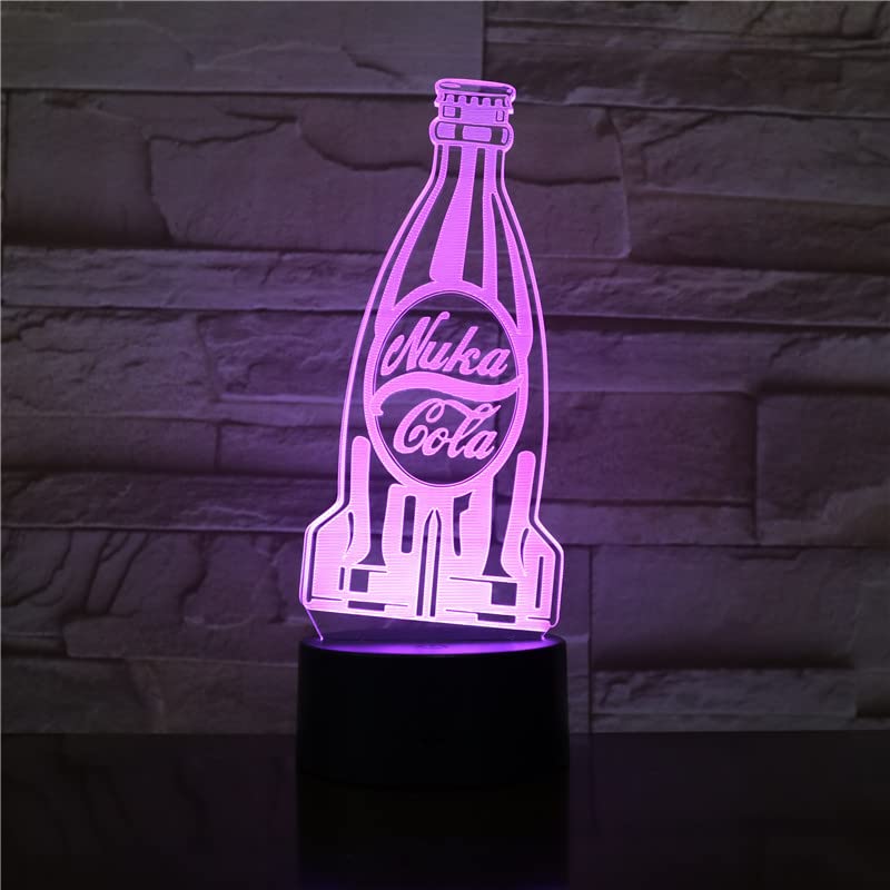 エンゼル【新品/未使用】Coca-Cola ネオンライト Wolostore | Video Game Lamp Nuka Cola| Ambient Decoration | Night