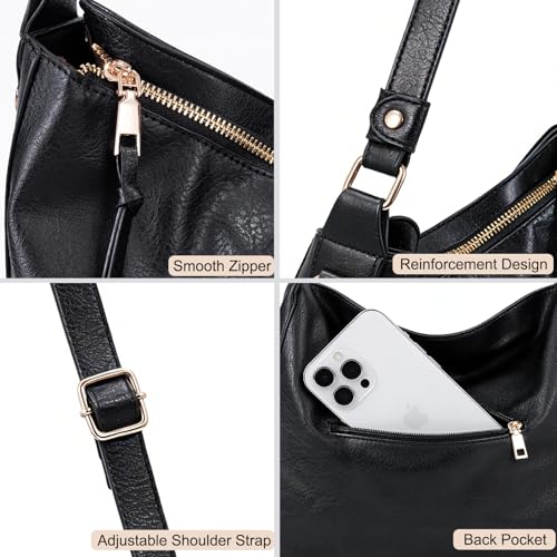 Bolso Hobo para Mujer con Gran Capacidad y Clutch miniatura 7