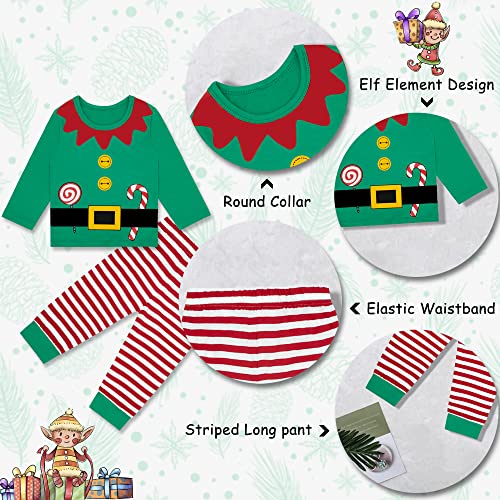 Baby Boys Girls Funny Elf Costume Christmas Romper2