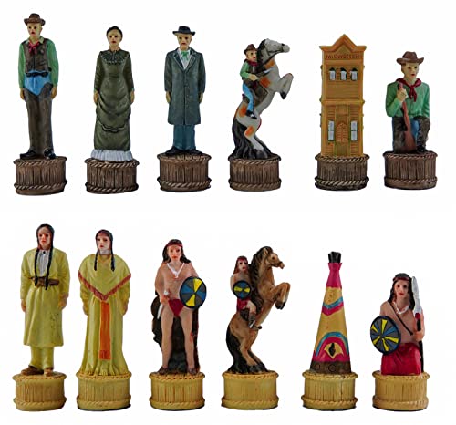 Échecs occidentaux cowboys et indiens pour rompre l ennui des jeux de société classiques