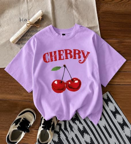Image of Jawdrobe Cotton Blend Oversized Fit Half Sleeve Printed Round Neck T-Shirt for Women