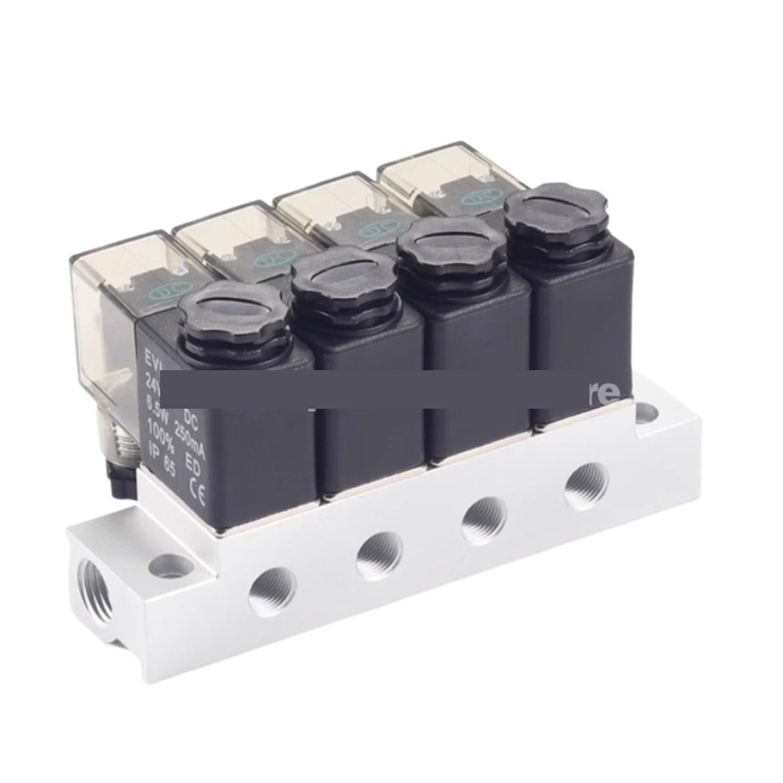 Électrovanne 2V025-12F DC24V avec interrupteur d'arrêt précis