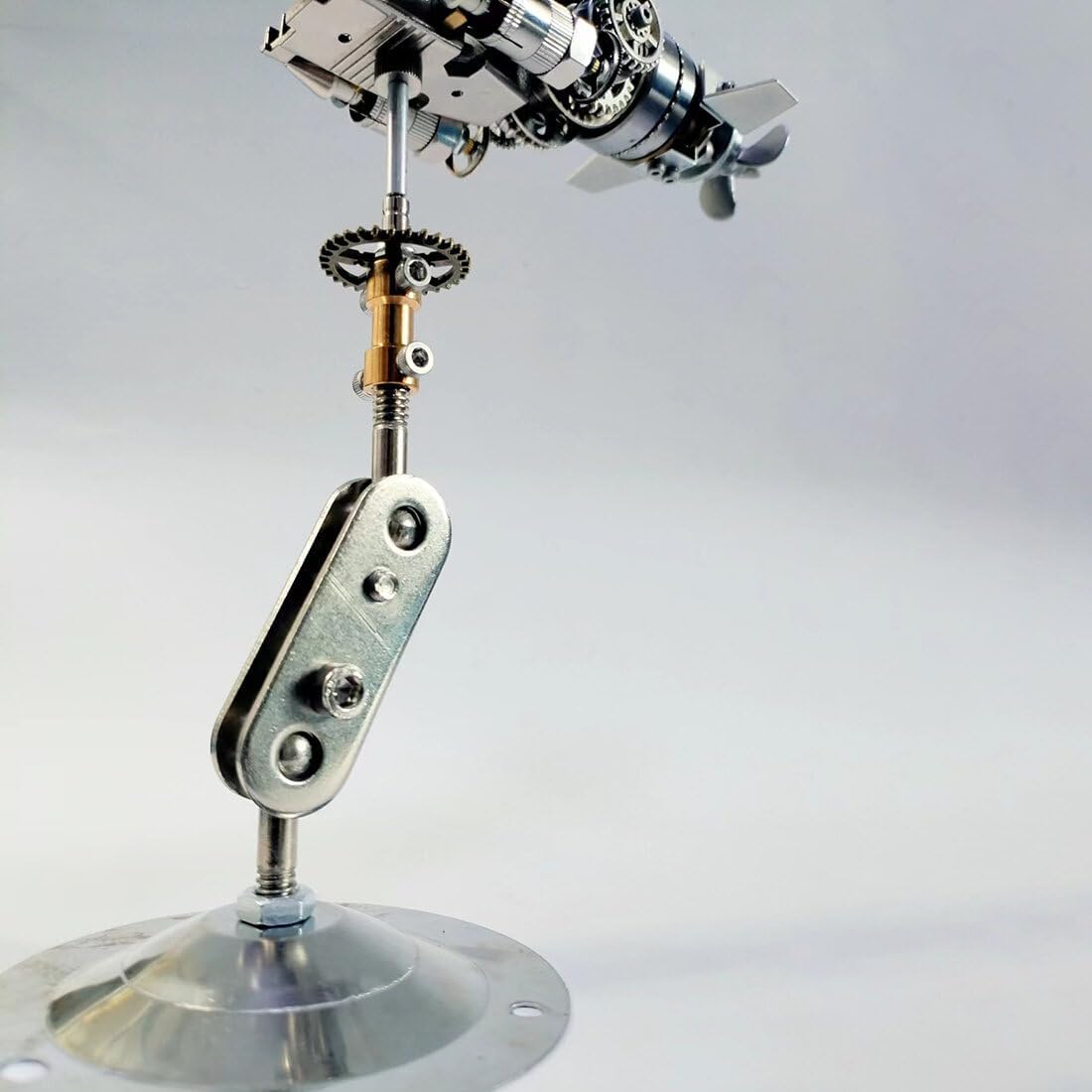 Generic 3D Metal Fishery Puzzle, 3D Steampunk Big Squid Model, 3D Assembly Model Kits Creative Ornament，Gifts for Adults or Teenagers (295PCS+), Silver, LJQL1UYS3NR48ZL126QCT10QV