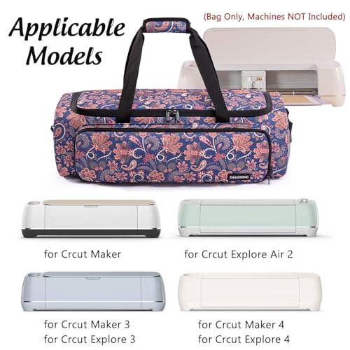 Image of IMAGINING Carrying Case Bag for Circut Maker 4, Maker 3, Explore 4, Explore 3, Explore Air 2, Large Opening Storage for Circut Accessories and Suppliers