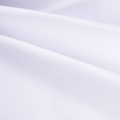 Image of Aida Cloth Big Size 14 Count, White Cross Stitch Fabric, 39 inch by 60 inch