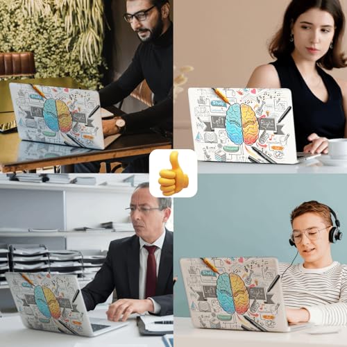 Funda MacBook Pro 14 M5 M4 M3 carcasa dura con bolsa y protector de teclado Einstein 6
