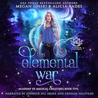 The Elemental War Audiolibro Por Megan Linski, Alicia Rades, Hidden Legends arte de portada