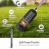 Golf Swing Trainer- Golf Grip and Tempo Trainer, Warm up Click Stick Golf Training Aid, Golf Speed Trainer, Rhythm Correction for Tempo & Wrist Angle, Portable Training Aid for Beginners to Pros