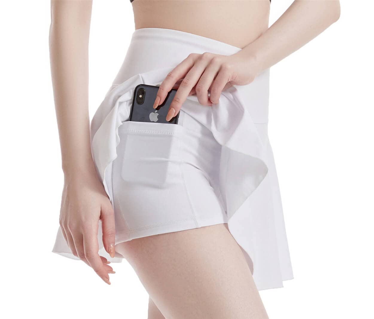 Mujer Falda Deportiva 2 en 1 Leggings con Falda Para Correr Golf Entrenamiento