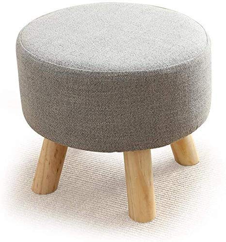 Table basse tabouret créatif en bois et assise rembourrée