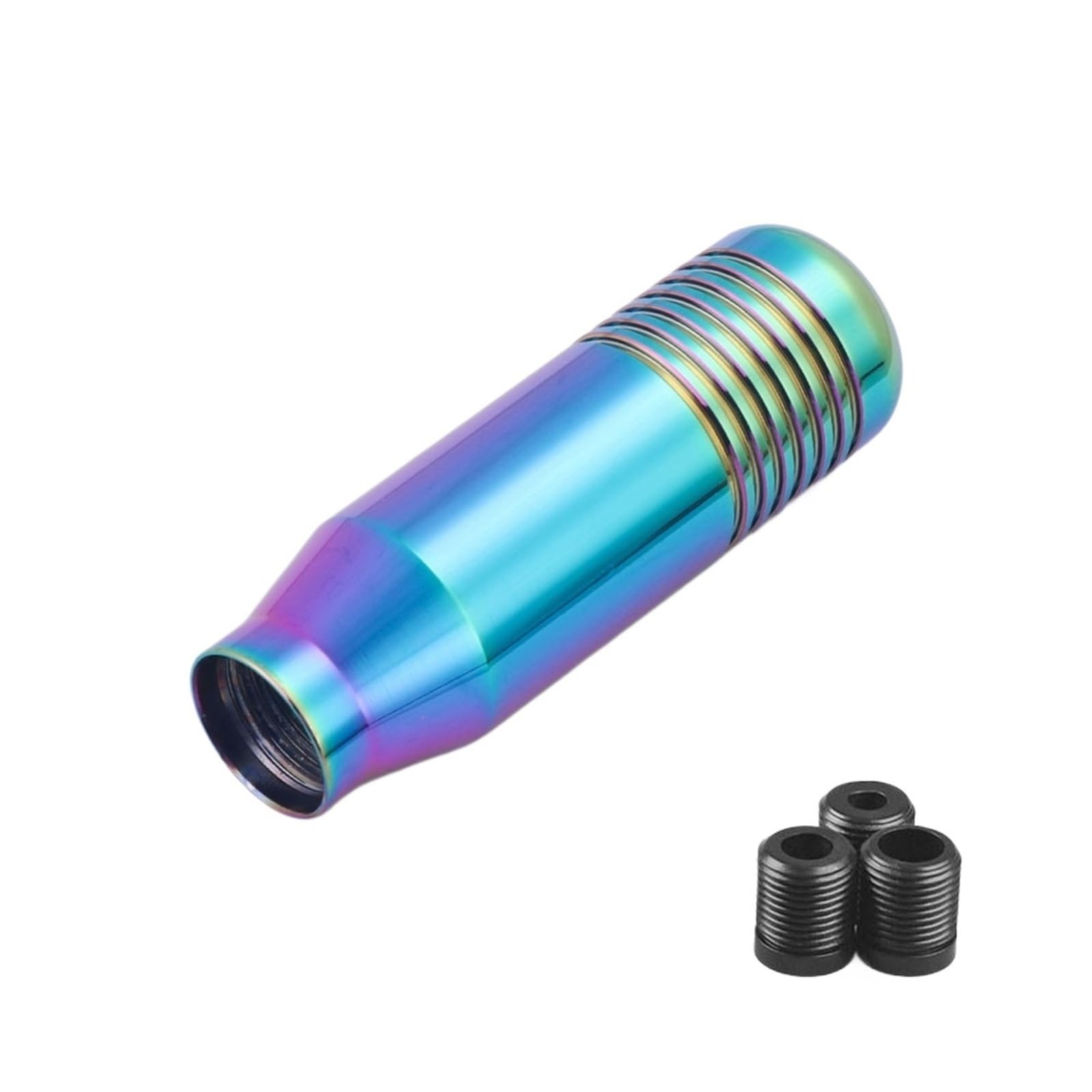 AMCBYSGC Gear Shift Knob 8.5cm Extended Shifter Head Manual Transmission(Neo Chrome)