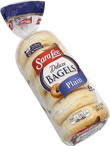 Sara Lee Plain Deluxe Bagel, 5 count, 0.7 oz