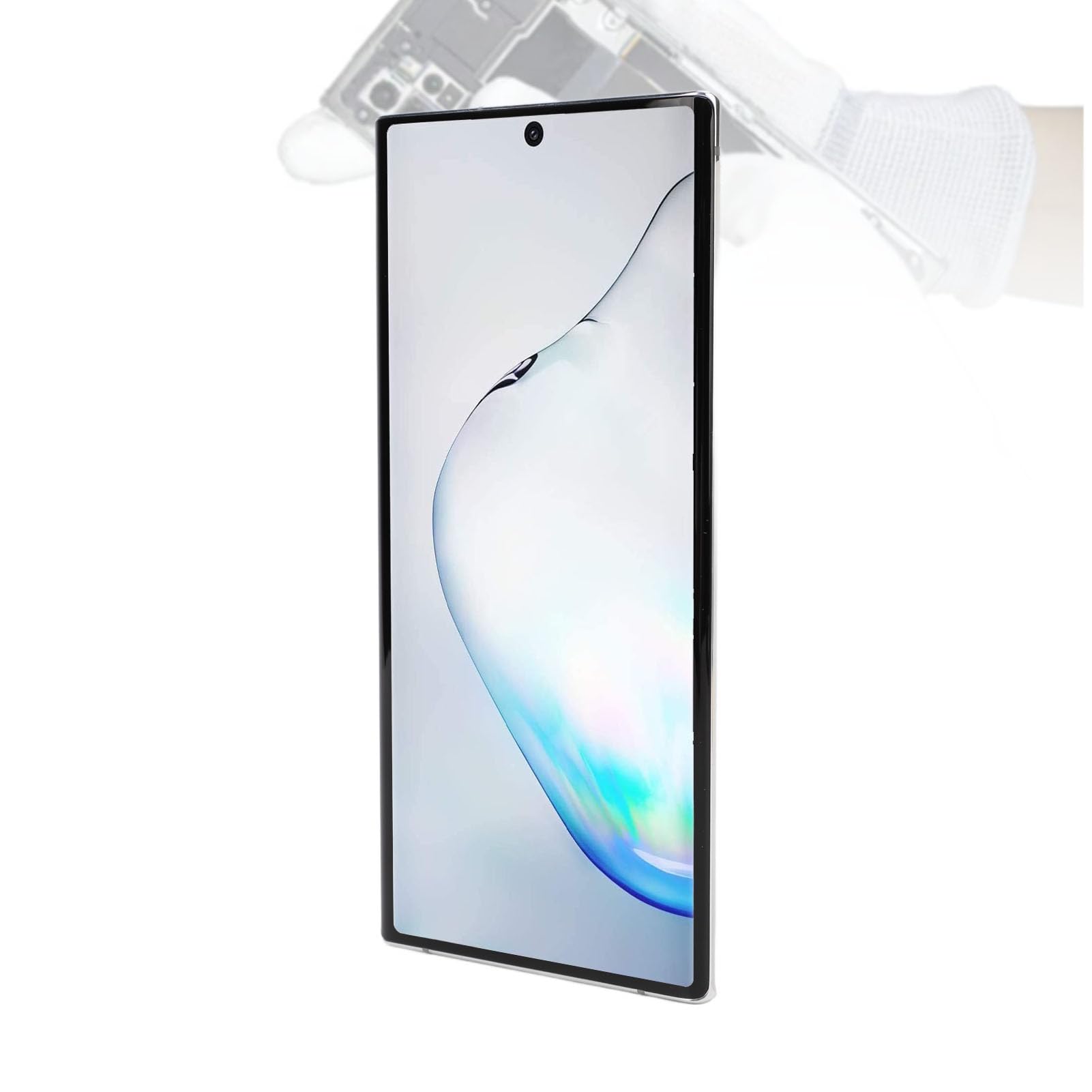 Generic Wymiana Ekranu Telefonu, Wymiana Wyświetlacza LCD Telefonu Ramka 498ppi dla Akcesoriów (SILVER)