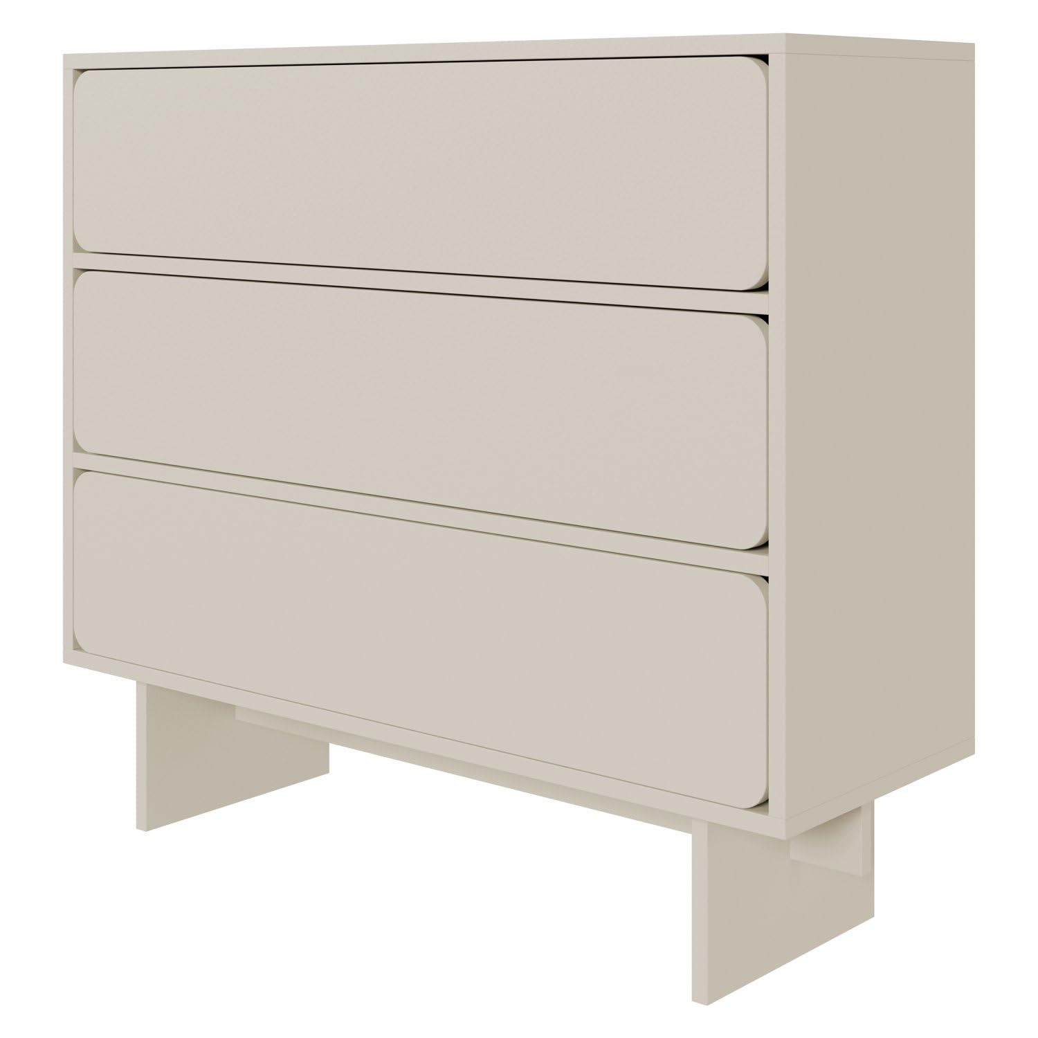 Selsey Wuwu - Cassettiera con 3 cassetti, 101 cm, colore: Grigio