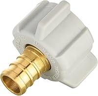 Vista 13 de EFIELD 1/2 Pulgada Pex X 7/8 Pulgada Tuerca de Esférico de Inodoro Adaptador Recto Giratoria, Conexión de Plomería de Latón, (PEX1807307)