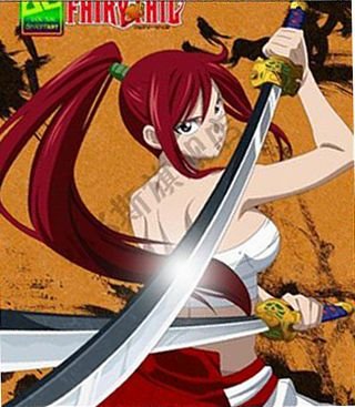 AIT Collectibles S0431 Anime Fairy Tail Erza Scarlet Crimson Sakura Sword Broad Demon Blade 41.1