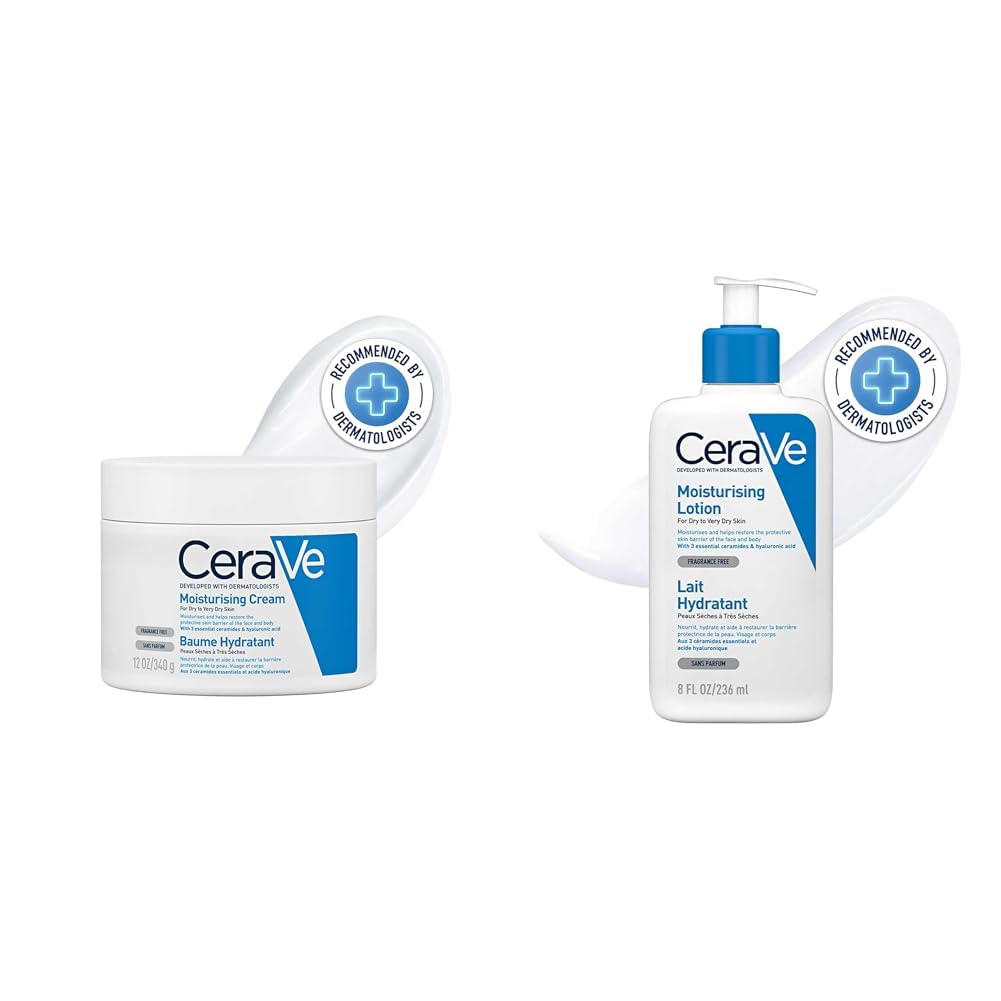 CeraVe Moisturizing Cream For Dry To Very Dry Skin (340gm) - Formulated with 3 Essential Ceramides,CeraVe Moisturizing Lotion For Dry Skin (236ml) - Formulated With 3 Essential Ceramides And Hyaluro-picture-26