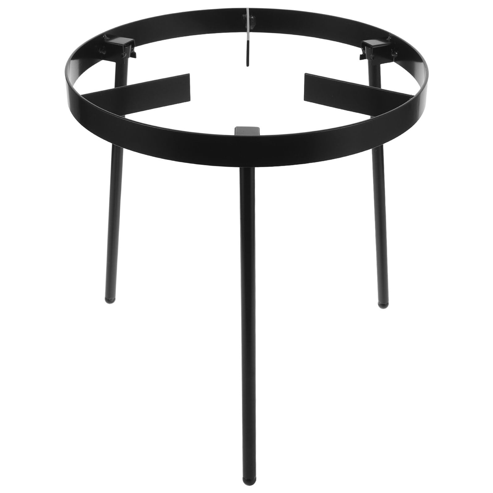 Trépied de feu de camp en fonte noire 25 cm portable Ciieeo pour barbecue et cuisine outdoor