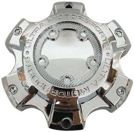 New Chrome Ultra Wheel Motorsports C800805 A89-9865 Wheel Rim Center Hub Cap (1)