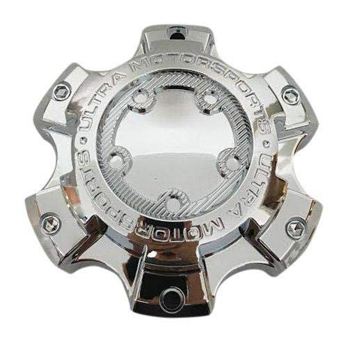 New Chrome Ultra Wheel Motorsports C800805 A89-9865 Wheel Rim Center Hub Cap (1)