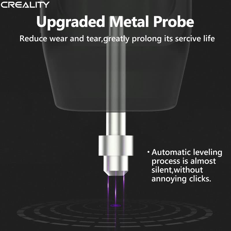 Creality CR Touch Auto Bed Leveling Sensor Kit for Ender3 V2/Ender3/Ender3 Pro/Ender3 Max/Ender5/Ender5Pro/CR-10 with 32 Bit V4.2.2/V4.2.7 Mainboard 3D Printer,More Stable and Durable with Metal Probe
