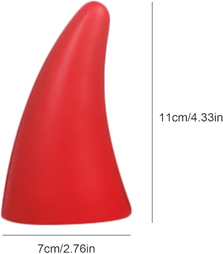 Miniatura 5 de 1 par de calcomanías 3D de cuerno de diablo para techo de automóvil, calcomanías estéreo para capucha de parachoques, calcomanía para casco de