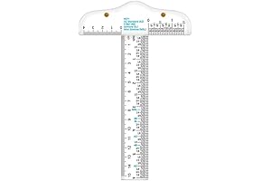 Clear Acrylic T-Square Ruler: Precise Drafting Essential