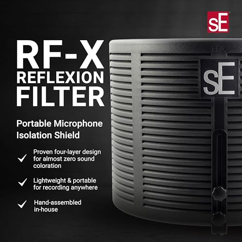 Panneau acoustique pour microphone sE Electronics RF-X écran de réflexion noir - 2