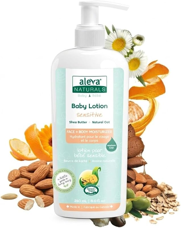 Aleva Naturals Loção Hidratante para Rosto e Corpo, 240 mL