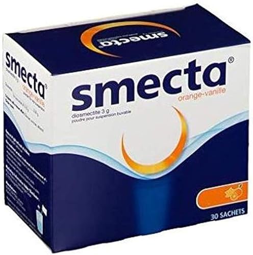 Original Smecta 0.11 oz Producto de Francia 30 sobres Tratamiento natural de la diarrea aguda