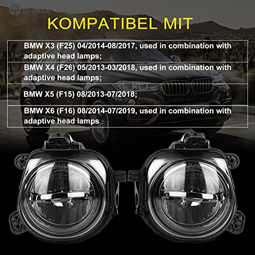 TangMiGe Fendinebbia compatibile con BMW X3 (F25)