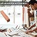 Colarr 10 Sets Woodturning Pen Kits Project Supplies Including 7mm Slimline Pen Kits with Refill and Pen Blanks Lumber for Lathe Turning Starter Package DIY Crafts