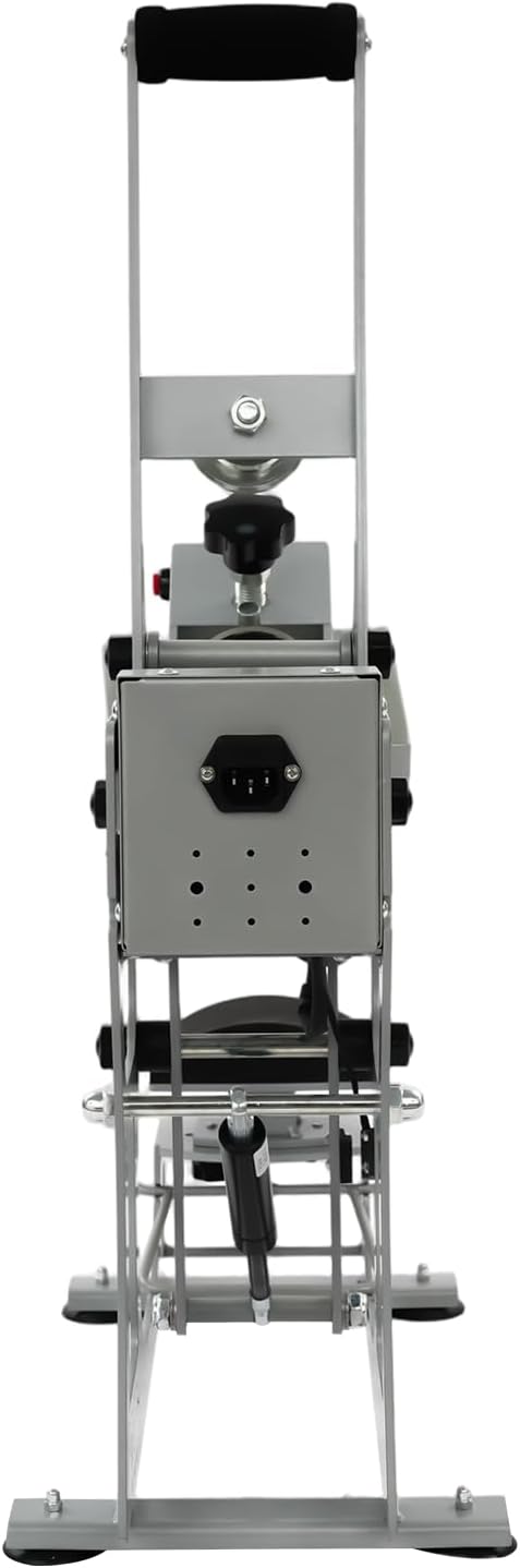 2 in 1 Heat Press Machine, 110V 550W Commercial Hat Heat Press 12x12cm Semi-Auto Magnetic Digital Press Hot Stamping Machine for Cap, T-Shirt, Pillowcase