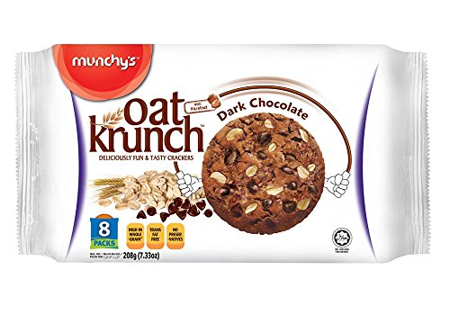 Munchys Oat Krunch Dark Chocolate Cookies 208g